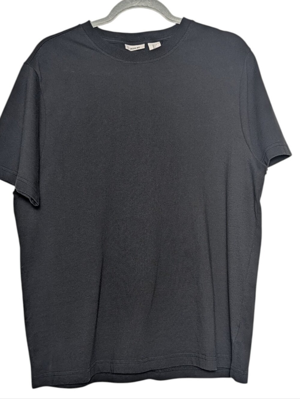 Jason Wu Black Short-Sleeve Crewneck Tee